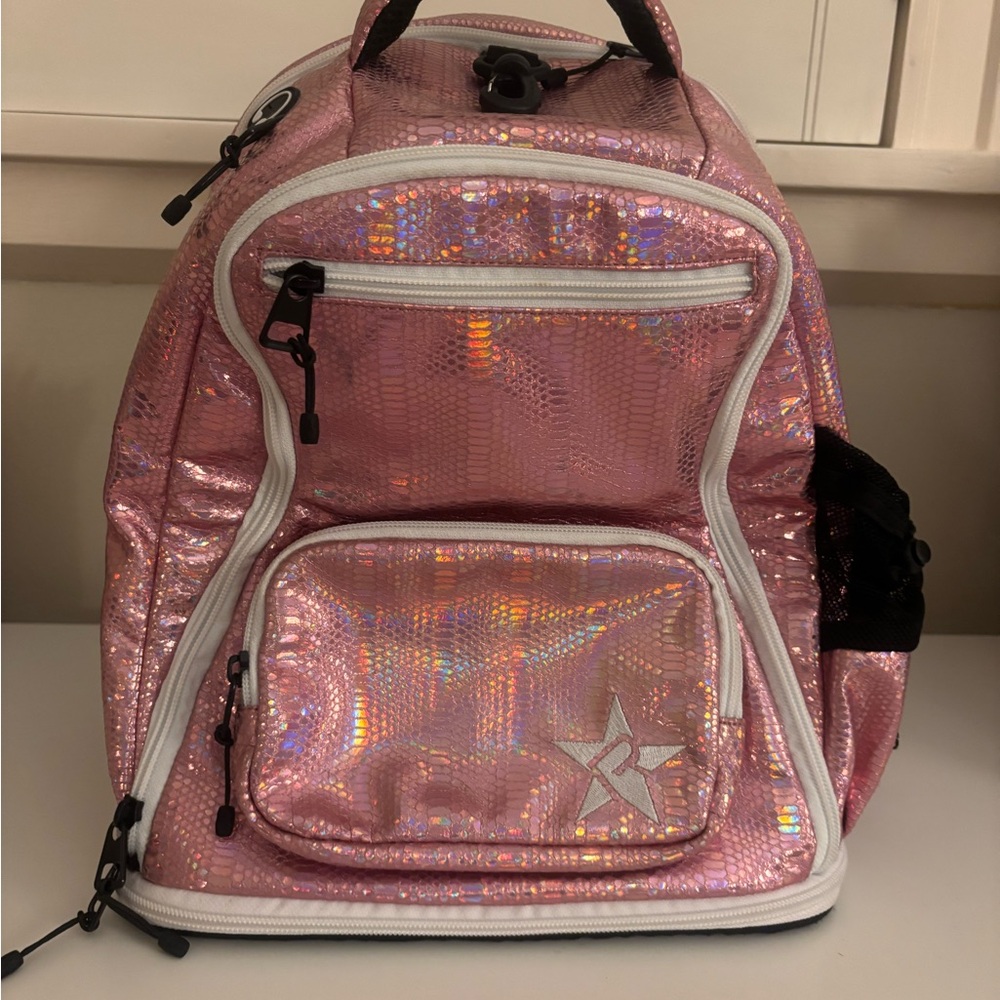 Pink Holographic Rebel MINI Backpack